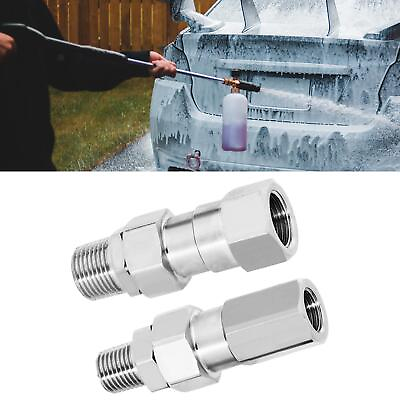 #ad Pressure Washer Adapter Quick Release Ball Switch Mozzles Universal Adapter $12.42