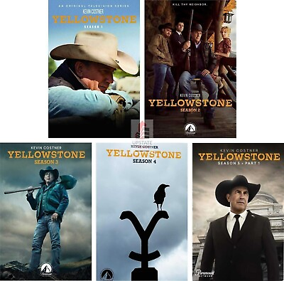 #ad #ad YELLOWSTONE the Complete Series 1 5 Seasons 1 2 3 4 5 21 Disc DVD Set 1 4 5 $28.19