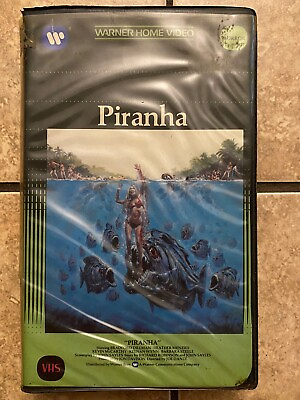 #ad #ad Piranha 1978 VHS Tape Warner Home Video Clamshell Horror Joe Dante $40.00