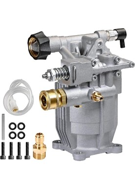 #ad 3 4quot; Shaft Horizontal Pressure Washer Pump 3000 PSI @ 2.5 GPM OEM amp; $110.00