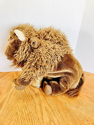 #ad Folkmanis Buffalo Bison Hand Puppet Plush 15” Furry Folktails Puppets $29.63