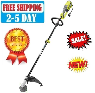 #ad #ad Ryobi Electric String Trimmer Lawn Grass Weed Wacker Eater 18in Bump Feeding NEW $94.99