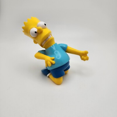 #ad Bart Simpson Air Guitar Toy PVC Figurine 1990 Figure 3quot; $5.99