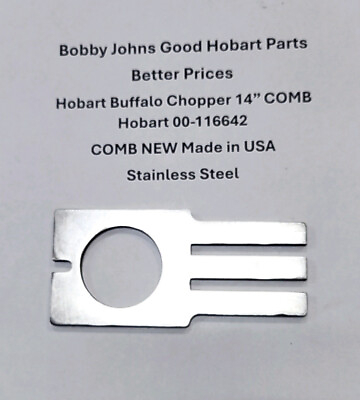 #ad NEW Hobart Buffalo Chopper 14” COMB Hobart 00 116642 Made USA Stainless Steel $37.00