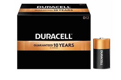 #ad Duracell D Batteries 12 Pack MN1300 Coppertop Alkaline D Battery $21.99