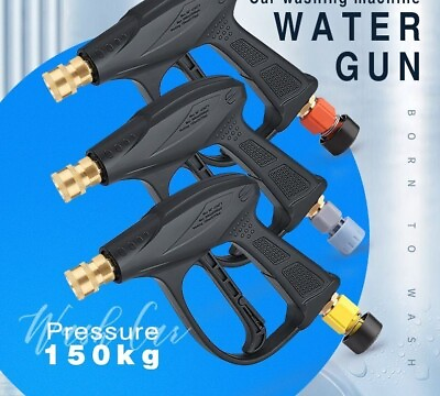 #ad High Pressure Wash Gun w Rod Snow Foam Lance Car Wash Gun 1 4 Quick Connection $134.96