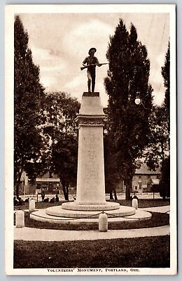 #ad Portland 2nd Oregon Volunteers Monument Vienna Steam Cleaning on 3rd Street 1908 $9.00