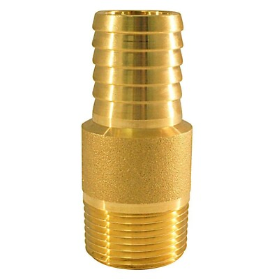 #ad 1 Inches X 1 Inches Brass Barb X MPT Adapter Lead Free DZR Brass For PE Pipe $8.60