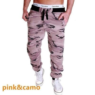 #ad Camo Men#x27;s Cargo Combat Army Camouflage Sport Pants Joggers Sweatpants Trousers $13.99