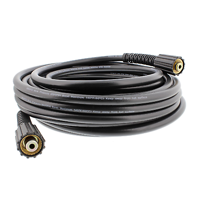 High Pressure Washer Hose 50 FT 1 4 Inch Kink Resistant With M22 Connector $48.38