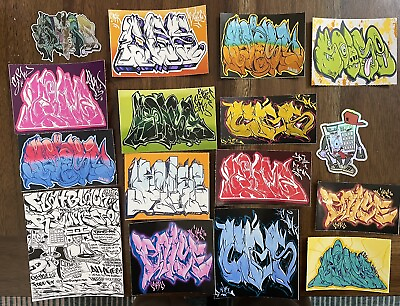 #ad Sticker Pack 228 Graffiti BOISE CBS SFK street Art $30.00
