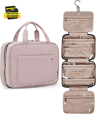 #ad #ad Toiletry Bag Travel Bag with Hanging Hook Water Resistant Makeup Cosmetic Bag T $44.42