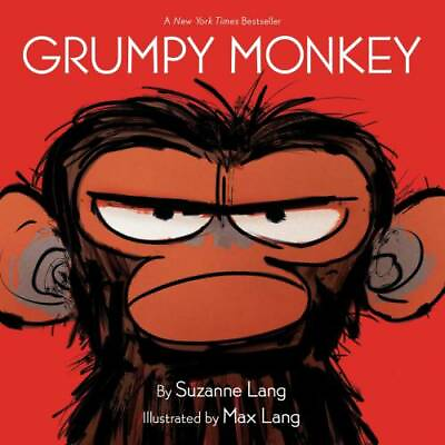 #ad Grumpy Monkey Board book By Lang Suzanne GOOD $4.61