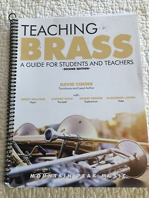 #ad Teaching Brass: A Guide for Students and Teachers 2nd Edition Spiral bound $99.99