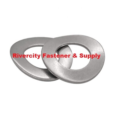 100 1 2quot; Stainless Steel Wave Curved Bent Washers Type B 1 2 Washer .50 $39.88