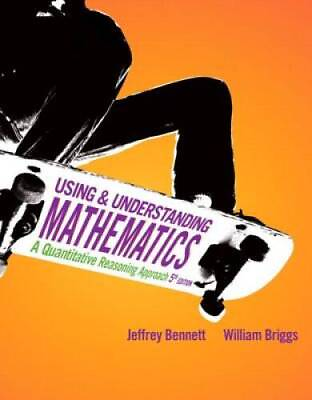 #ad #ad Using and Understanding Mathematics: A Quantitative Reasoning Approa VERY GOOD $13.85