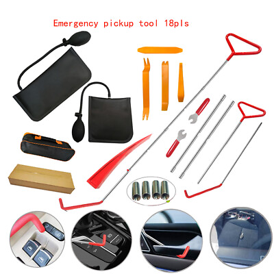 #ad #ad 18 PCS Emergency Auto Tool Window Car Door LOCK Safety Universal Kits $29.99