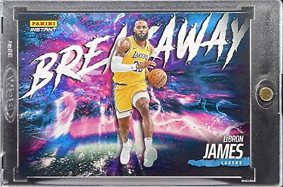 #ad #ad LEBRON JAMES 2023 24 Panini Instant Breakaway SP 4085 Los Angeles Lakers $4.99