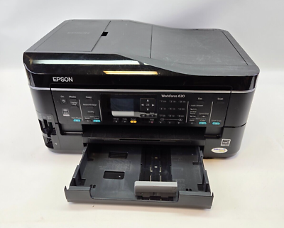 #ad Epson Workforce 630 All in One Printer Please Read Description NOT TESTED $79.97