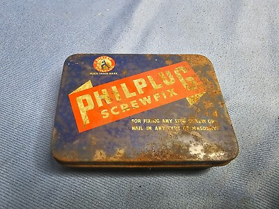 #ad Philplug Screwfix Tin with Contents. Still Full. AU $24.95