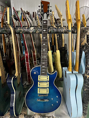 #ad Ace Frehley Electric GuitarTiger Maple TopHHH Pickupsin Stock $310.00