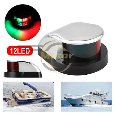 #ad Boat Navigation Lights Red and Green LED Marine Navigation Light Boat Bow Light $11.39