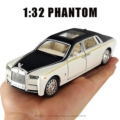 #ad Rolls Royce 1 32 Alloy DieCast Phantom Model Toy Car Collection $30.00
