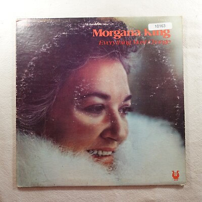 #ad Morgana King Everything Must Change Record Album Vinyl LP $4.04