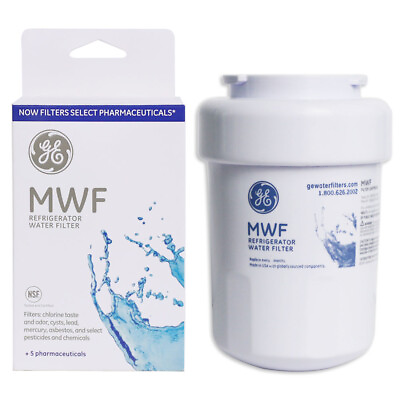 #ad New GE Water Refrigerator Filter Replacement MWF GWF MWFA Compatible 1 PACK $12.59