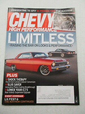 #ad #ad CHEVY HIGH PERFORMANCE MAGAZINE MARCH 2016 10 TIPS FOR CONVERTING TO EFI AUTO $11.95