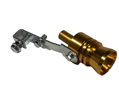 #ad Universal Aluminum Turbo Sound Whistle Exhaust Muffler Pipe Blow Valve Simulator $15.00