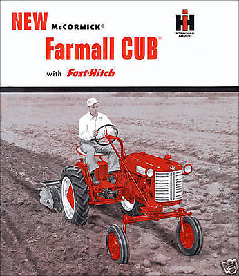 #ad Cub Lo Boy Touch W Fast Hitch IH McCormick FARMALL CUB MANUALS PARTS CATALOG CD $13.99