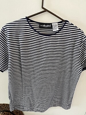 #ad Sag Harbor Petite Women’s Pull Over Top Size L $5.00