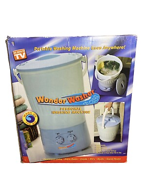 #ad Wonder Washer Portable Washing Machine w Manual for Van RV Boat Dorm EUC $49.95