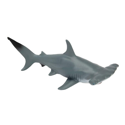#ad Hammerhead Shark Realistic Plastic Shark Figurine Life like Marine Animals Toy $14.99