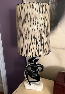 WEINBERG SCULPTURAL FAIP LAMP MID CENTURY MODERN Original Fiberglass Shade #ad #ad $725.00