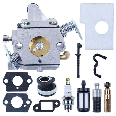 #ad Carburetor Air Filter Tune Up Kit For Stihl MS180 MS180C MS170 017 018 Chainsaw $15.68