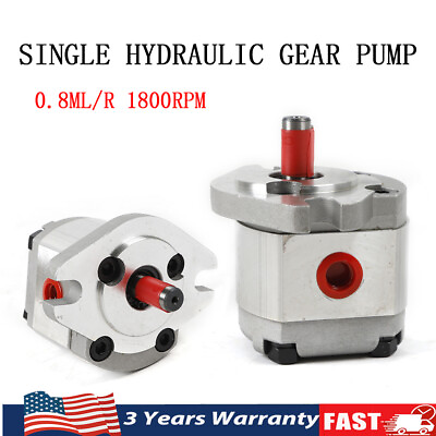#ad #ad Hydraulic Gear Pump Flat Keyed Shaft SAE Mini High Pressure Gear Pump 21MPa Sale $49.00