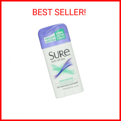 #ad Sure Deodorant 2.6oz Invisible Solid Unscented Pack of 3 $10.87