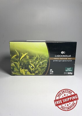 #ad DG Damro Labookellie Pure Ceylon 100% Natural Black Tea All Finest 50 Tea Bags $19.99