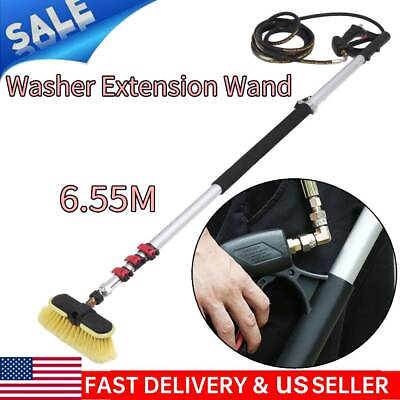 #ad 6.55M High Pressure Power Washer Wand Lance Spray Nozzles Telescopic 4000ps US $104.99