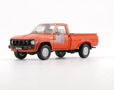 #ad BM Creations 1980 Toyota Hilux Orange LHD 1:64 Scale Diecast Car 64B0266 $17.99