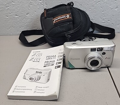 #ad Canon Sure Shot Z155 Caption 35mm Point amp; Shoot Film Camera TESTED $39.99