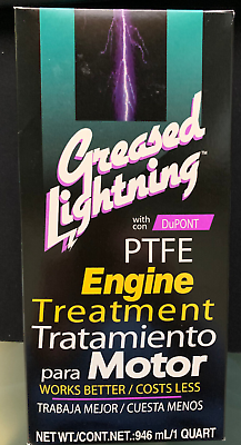 #ad LOT of 6 Greased Lightning PTFE Advanced Formula Engine Treatment 1 Quart Dupont $99.99