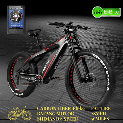 #ad Electric Bikes Carbon Fiber EBike for Adults 750W BAFANG Motor 28MPH 48V 13Ah US $2295.95
