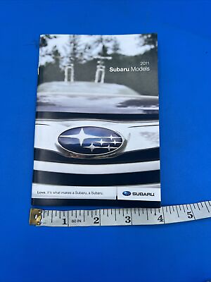 #ad 2011 Subaru Models Sales Brochure $11.00