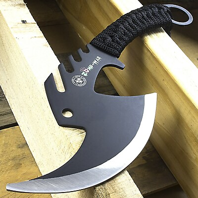 #ad 11.5quot; TOMAHAWK ZOMBIE THROWING AXE Tactical Hatchet Camping Survival Hunting $12.95