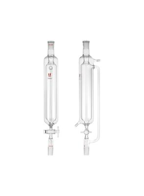 #ad Lab Glassware Double Jacketed Funnel 25ml 1000ml Constant Pressure Supply $271.08