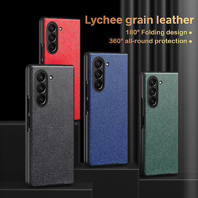 #ad For Samsung Galaxy Z Fold5 4 3 2 5G Luxury Shockproof PU Leather Hard Case Cover $9.64
