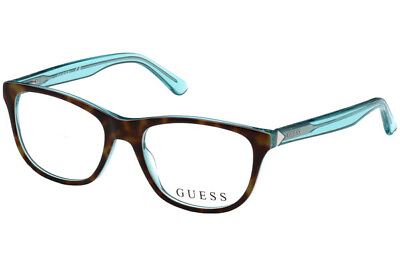 #ad GUESS GU 2585 056 Tortoise Aqua 2 tone Plastic Eyeglasses Frame 52 17 135 GU2585 $99.60